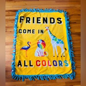 Reversible Handcrafted Fleece Knot Blanket